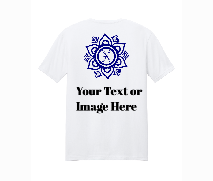 Short Sleeve Printed T-shirt- Front and Back design